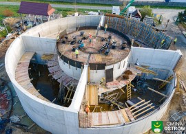 Reaktor sempiryczny - oczyszczalnia ściek&oacute;w w Skrzyszowie